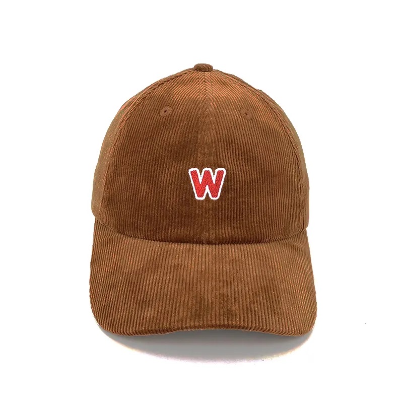 مخصصة مطرزة مخصصة مخصصة قبعة سروال كولدوري مع حزام جلدي ، قبعة corduroy snapback/cap قبعة الجملة مع حزام جلدي ظهر ، قبعة corduroy snapback/cap بالجملة