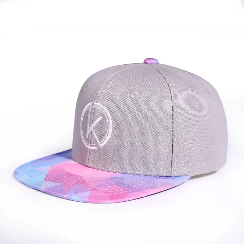 New Style 6 لوحة Hip-Hop Snap Cap Floral Flat Brim Print Snapback Hat القابلة للتعديل