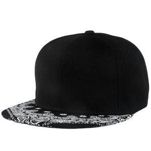 شعار مخصص عالية الجودة مخصصة Big Brim Fashion Trend Trend Hip Hop Baseball Cap